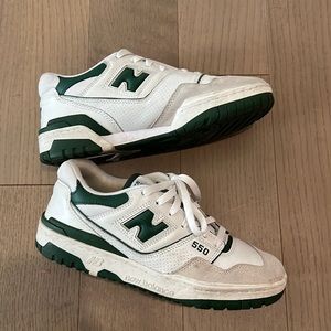 New Balance 550 Green & White